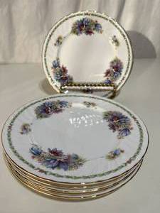 Royal Garden - PurpleBlue Flower Design