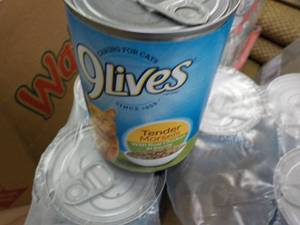 12 - 13 ozCan 9 Lives Cat Food...