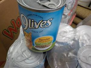 12 - 13 ozCan 9 Lives Cat Food...