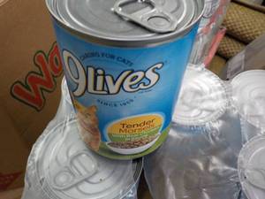 12 - 13 ozCan 9 Lives Cat Food...