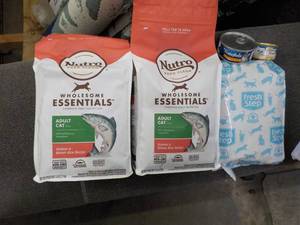 2 - 5 lb. Bags Nutro Cat Food and F...