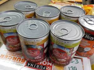 13 Cans Dog Food...