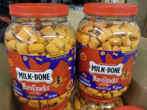 2 - 40 oz Jugs Milk Bone Maro Snack...