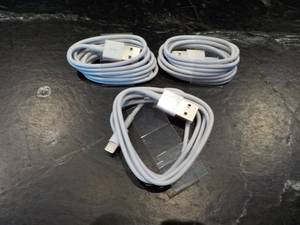 3 Lightning Cables for iphones X, ...