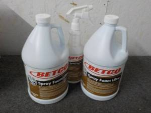 2 - 1 Gallon Jugs Betco Spray Foam ...
