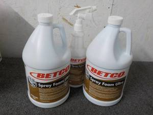 2 - 1 Gallon Jugs Betco Spray Foam ...