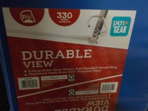 Durable View Binders...