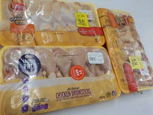 3 Frozen Pkgs Chicken Drumsticks...