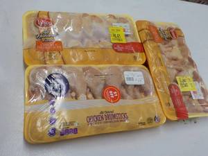 3 Frozen Pkgs Chicken Drumsticks...