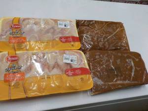 2 Frozen Pkgs Chicken Drumsticks an...