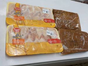 2 Frozen Pkgs Chicken Drumsticks an...
