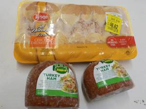 1 Frozen Pkgs Chicken Drumsticks an...