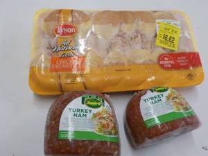 1 Frozen Pkgs Chicken Drumsticks an...