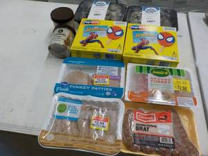 Assortment of Frozen Food...