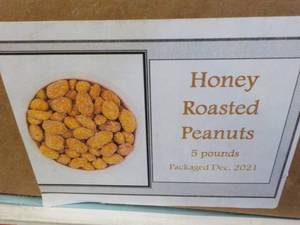 5 lb. Box Honey Roasted Peanuts...
