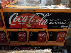 4 - 12 packs Coca Cola Orange Vanil...