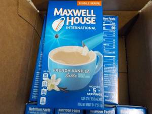 Case of 8 Boxes Maxwell House Inter...
