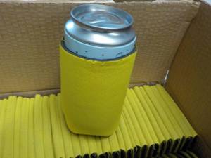 100 Yellow Can Coolers...
