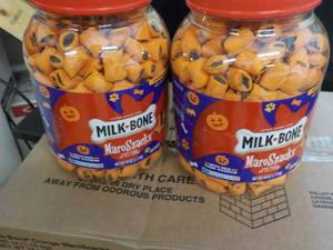 2 - 40 oz Jugs Milk Bone Maro Snack...