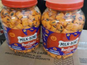 2 - 40 oz Jugs Milk Bone Maro Snack...