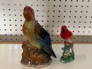 Antique Parrot & Parrot Planters