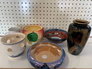 Vintage Bowl  Vase Lot