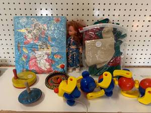 Antique Toy & Clothing Lot