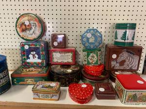 10 Piece Variety Lot of Tins