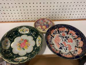 Lot of Three 1971 Daher Decorated Ware