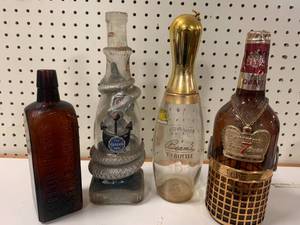 Lot of Four Vintage Bottles