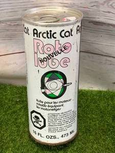 Full Arctic Cat Rotary Engine Snowmobile Oil Can 16oz