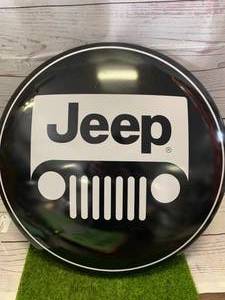 Jeep Oval Metal Sign 16