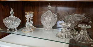 Cape Cod Crystal footed candy dish ...
