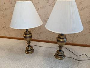 2 lamps 32 tall...