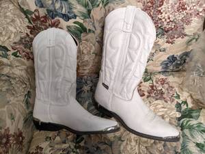 Capezio white leather cowgirl boots...