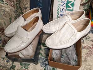 White town craft leather loafers, w...