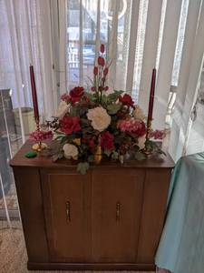 Vintage (2) Door Cabinet With Home ...