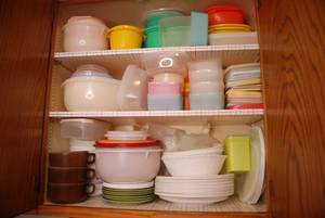 Cabinet of Tupperware (Includes (3...