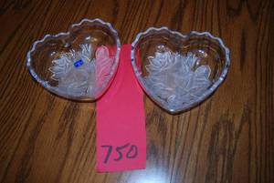 (2) Studio Nova Crystal Dishes With...