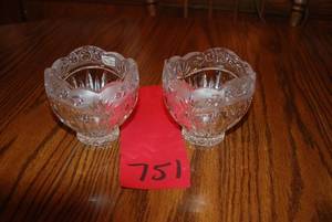 (2) Crystal Pieces See Photos...