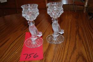 Crystal Bird Decor Candle Holders ...