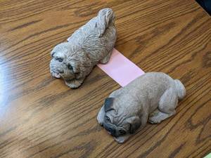 SANDICAST LHASA APSO SCULPTURE HAND...