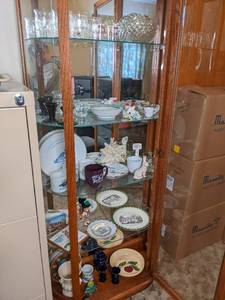 Contents of Curio Cabinet includes ...
