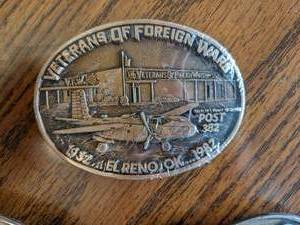 3 belt buckles (see photos )...
