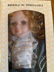 12 Wamana Porcelain Doll in box...