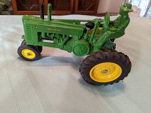 John Deere Diecast Tractor with Man...