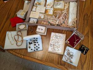 Flat of Costume Jewelry See Photos...