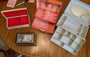 Music Box, and 3 vintage Music Boxe...