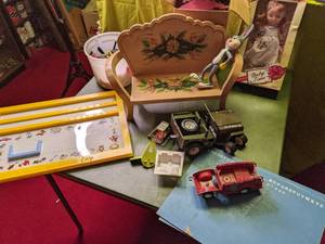 Box of Vintage Toys and More See ...