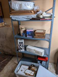 Contents of Shelves and Covered Tot...